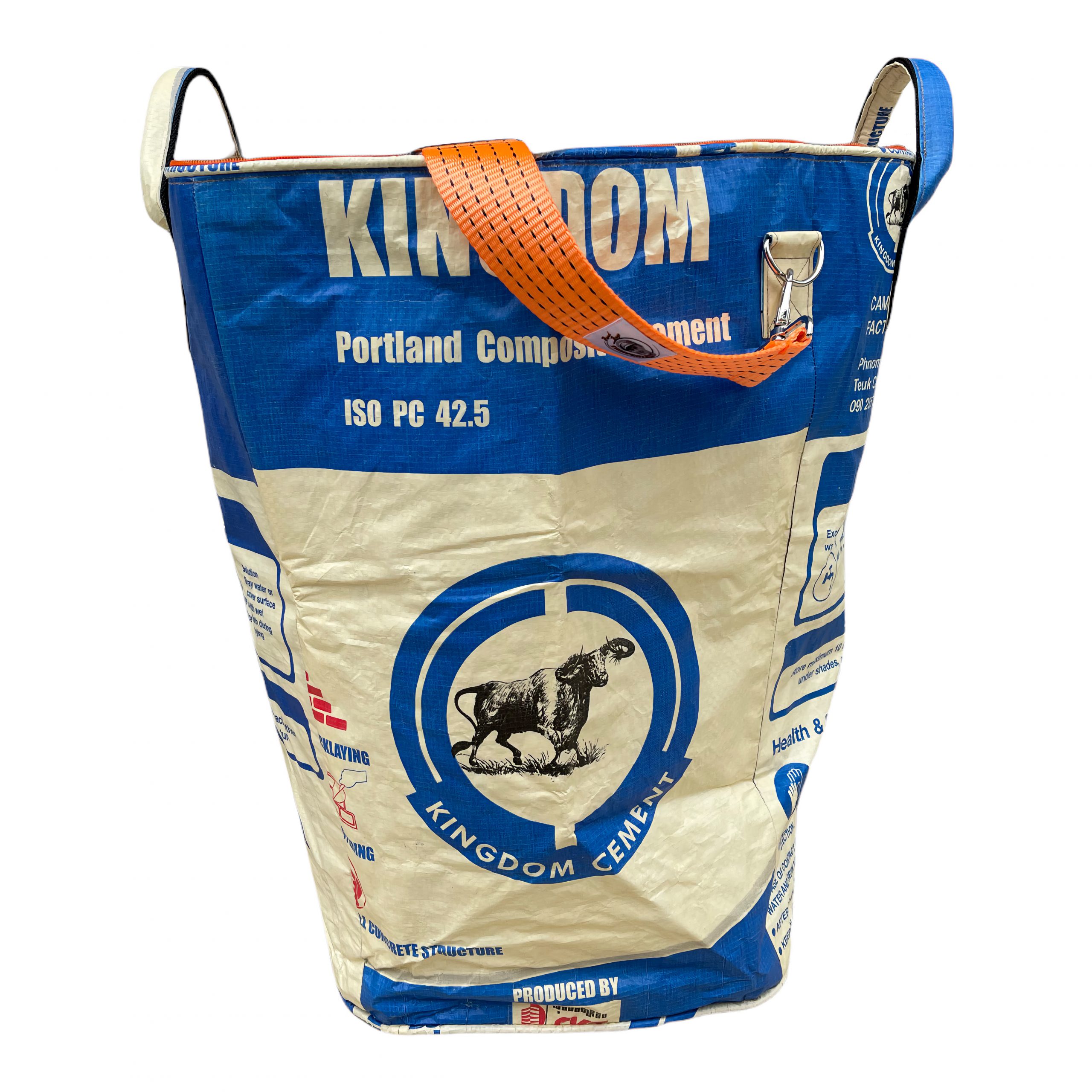 Beadbags Große Universaltasche / Wäschesack aus recycelten Zementsack