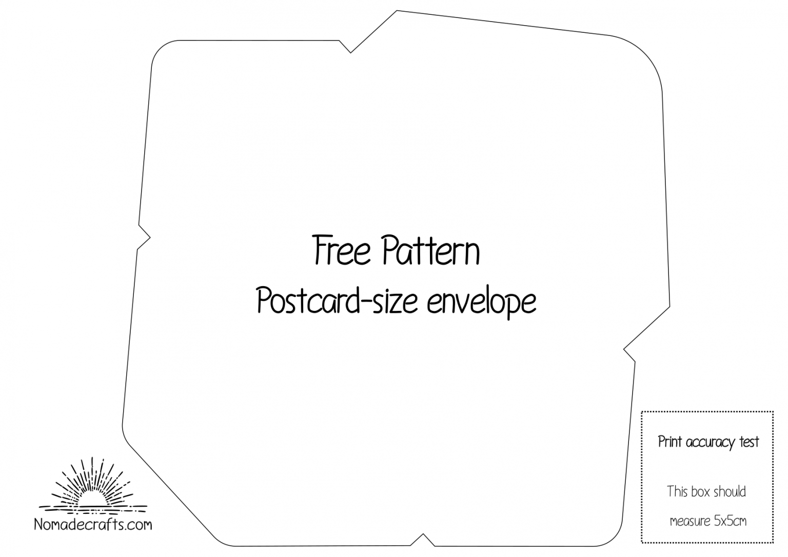 Postcardsize envelope [10x15cm] Nomade Crafts&Dreams