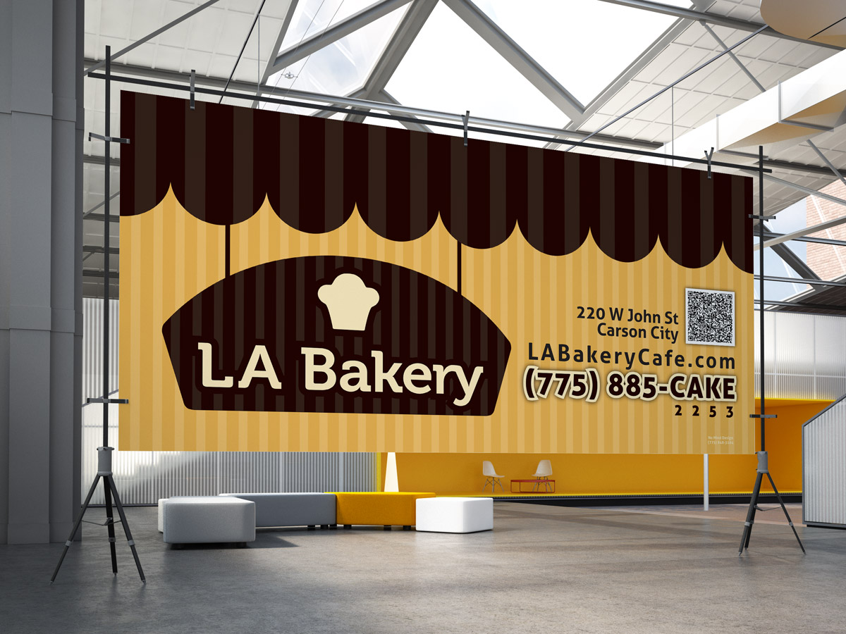 LA Bakery Banner No Mind Design