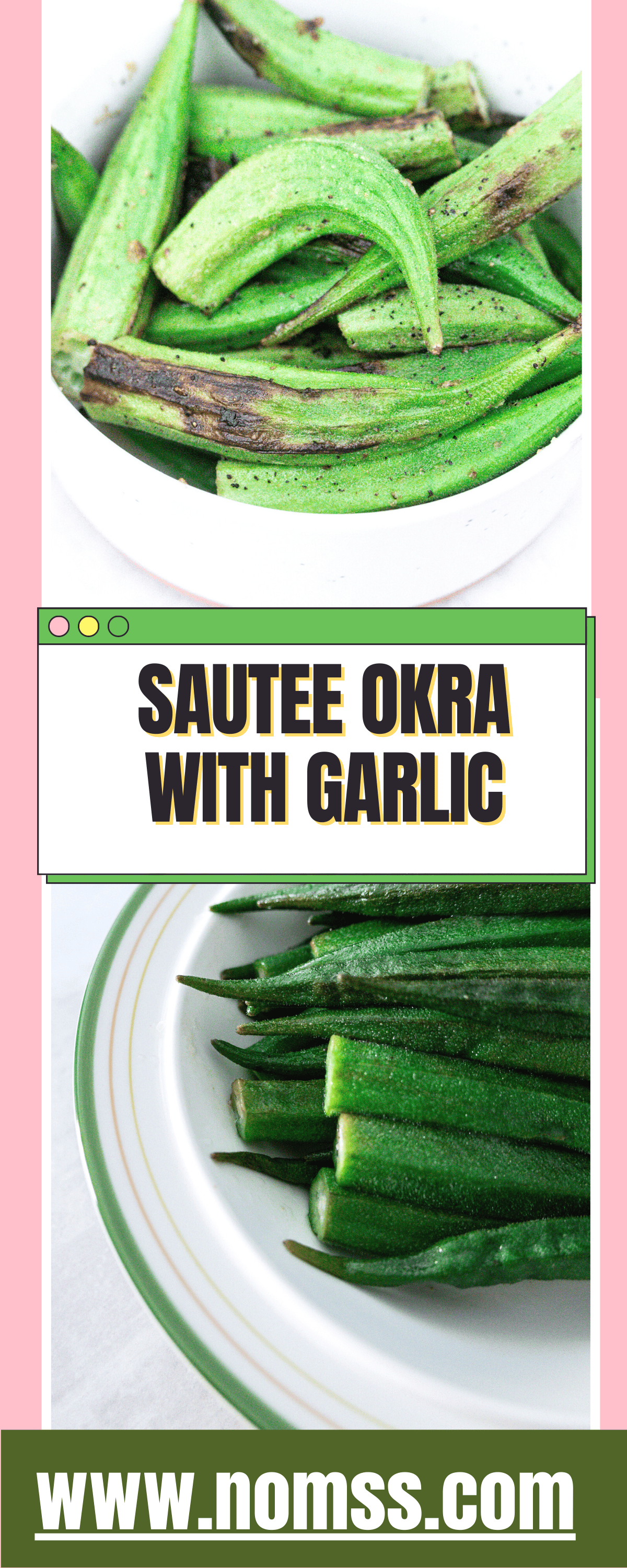 Simple Pan Fried Okra Sauteed With Garlic (No Slime)