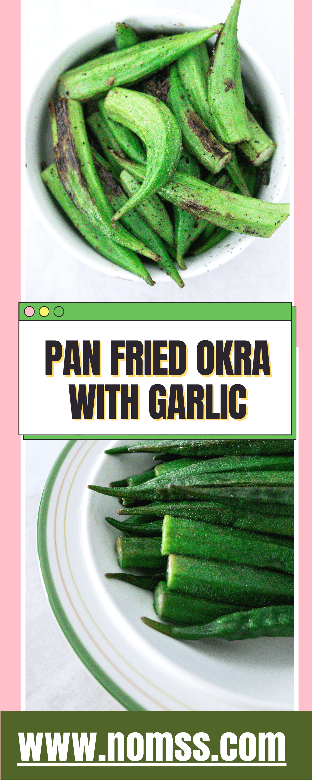 Simple Pan Fried Okra Sauteed With Garlic (No Slime)
