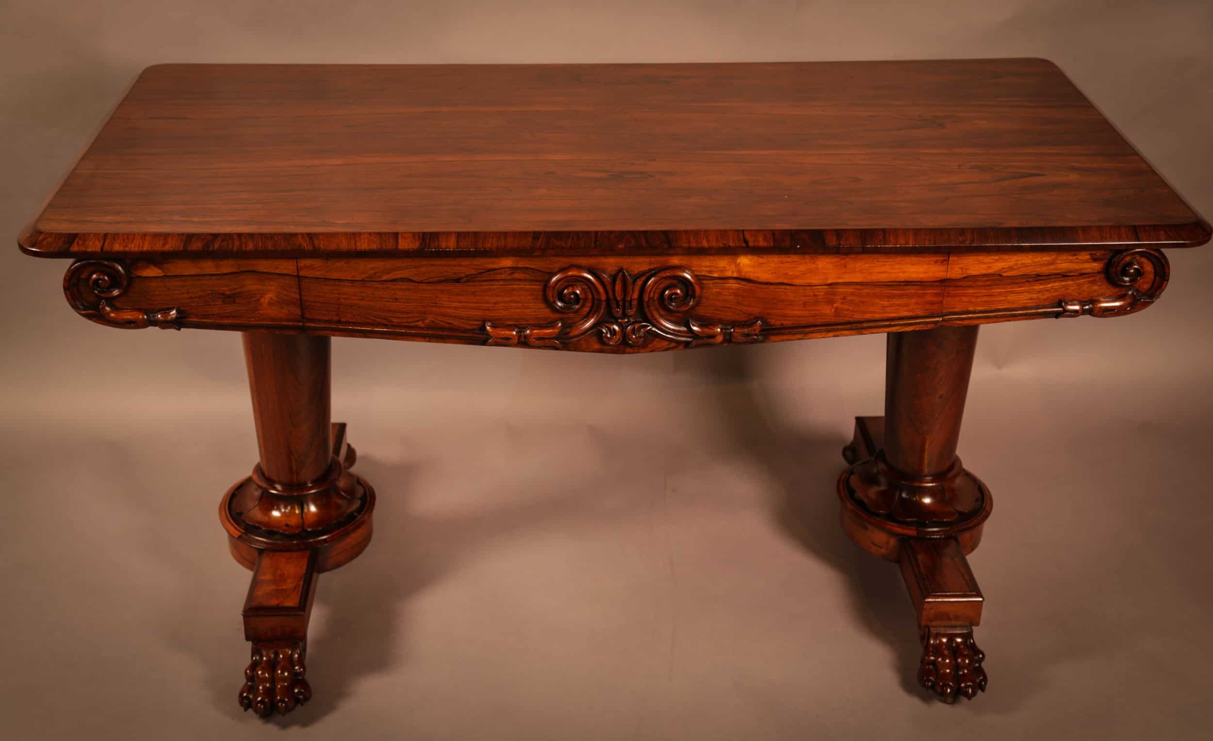 Antique library table value (identification & price guides)