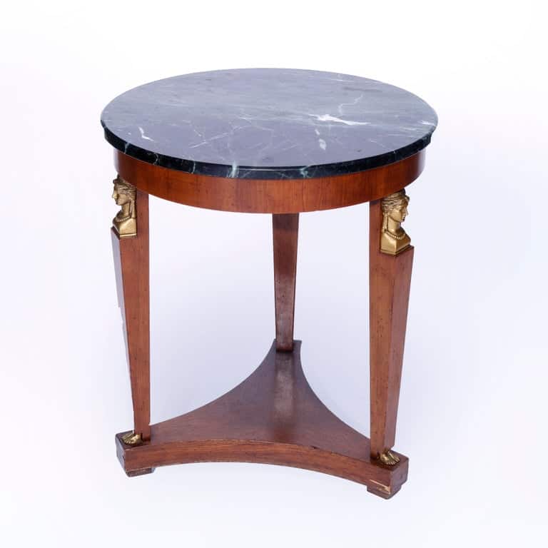 Antique Marble Top End Table Value (Identification & Price Guides)