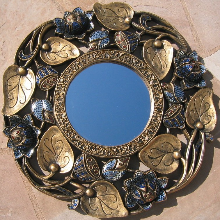 Nongnit's Treasures Decorative Mirrors/asian handcrafted decorating