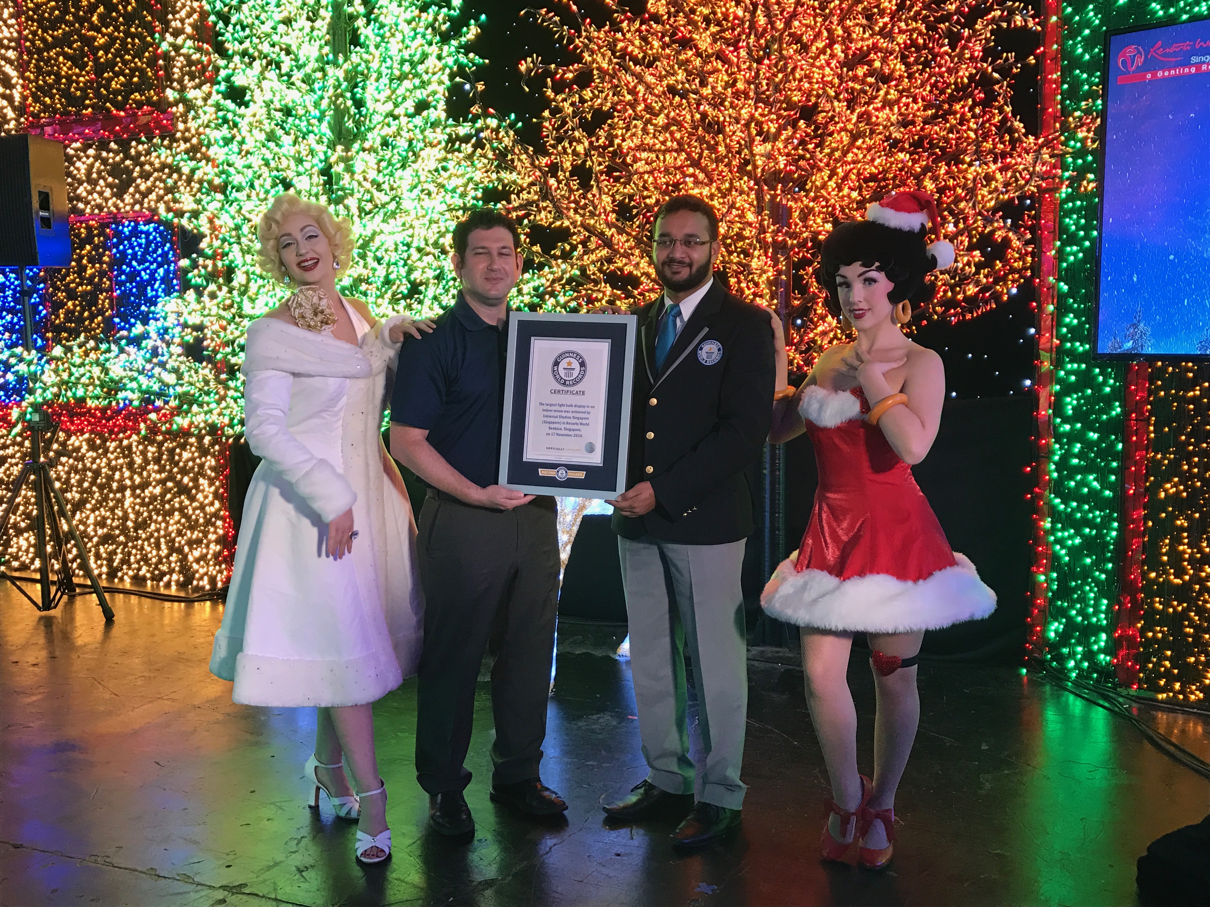 Light up your Christmas with the world's largest indoor light display