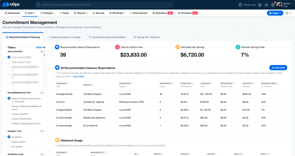 Understanding AWS savings plan VS Reserved Instances