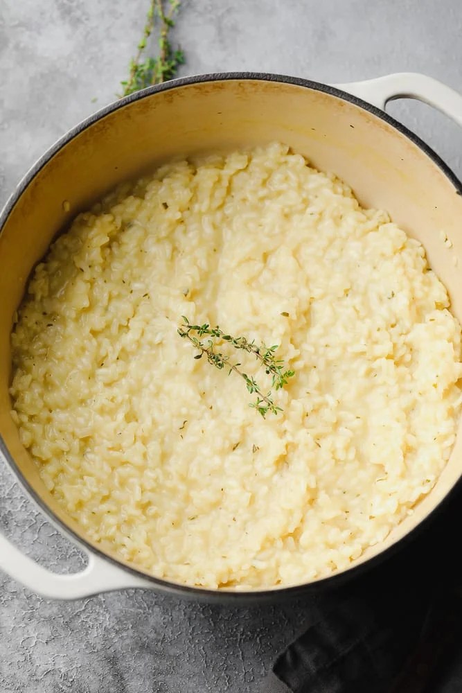 Creamy Vegan Risotto with Roasted Vegetables Nora Cooks