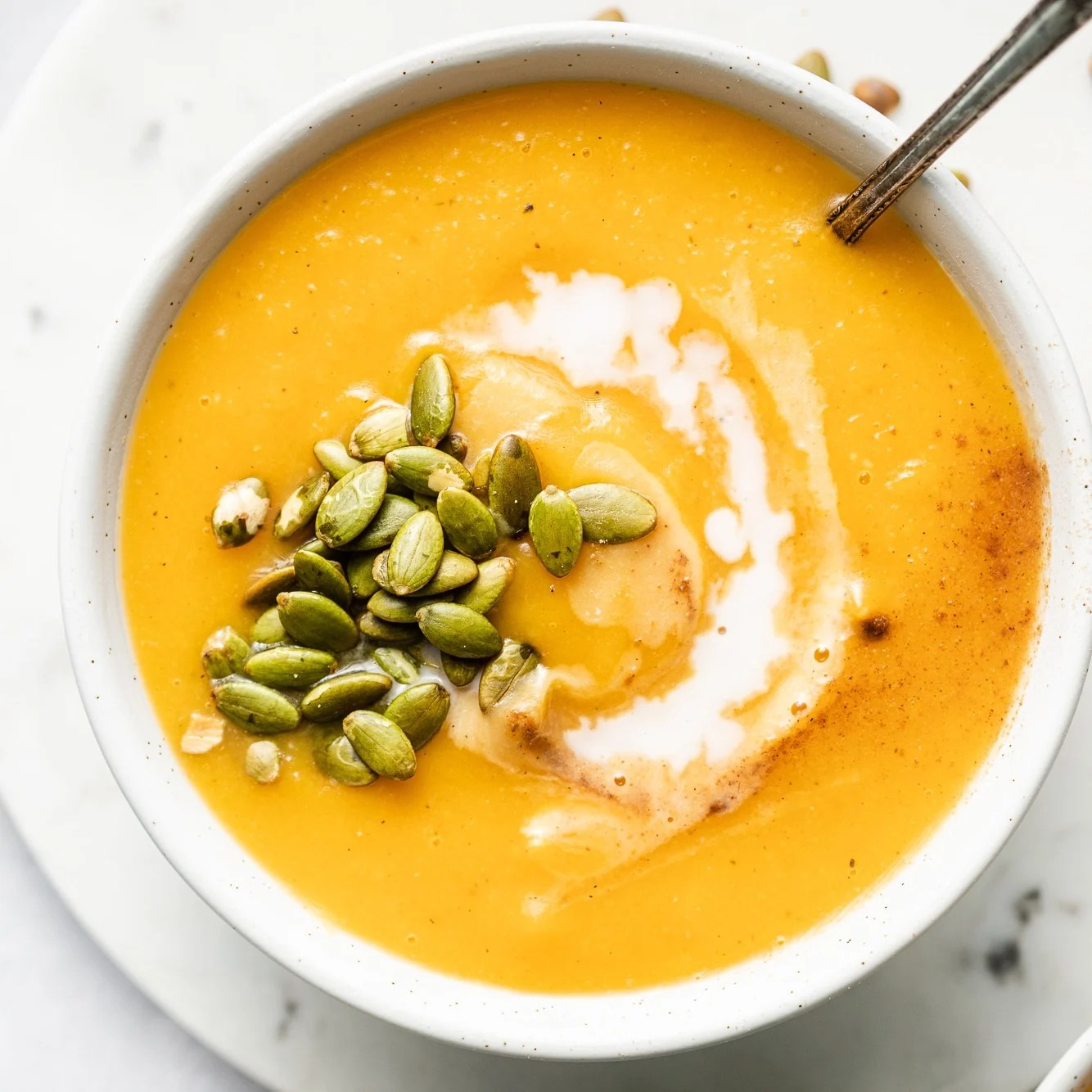 Butternut Squash Soup With Vegetable Broth