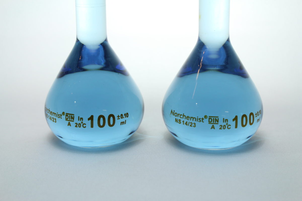 Volumetric Flask, Borosilicate Glass, 100 ml, Pack of 2 Norchemist