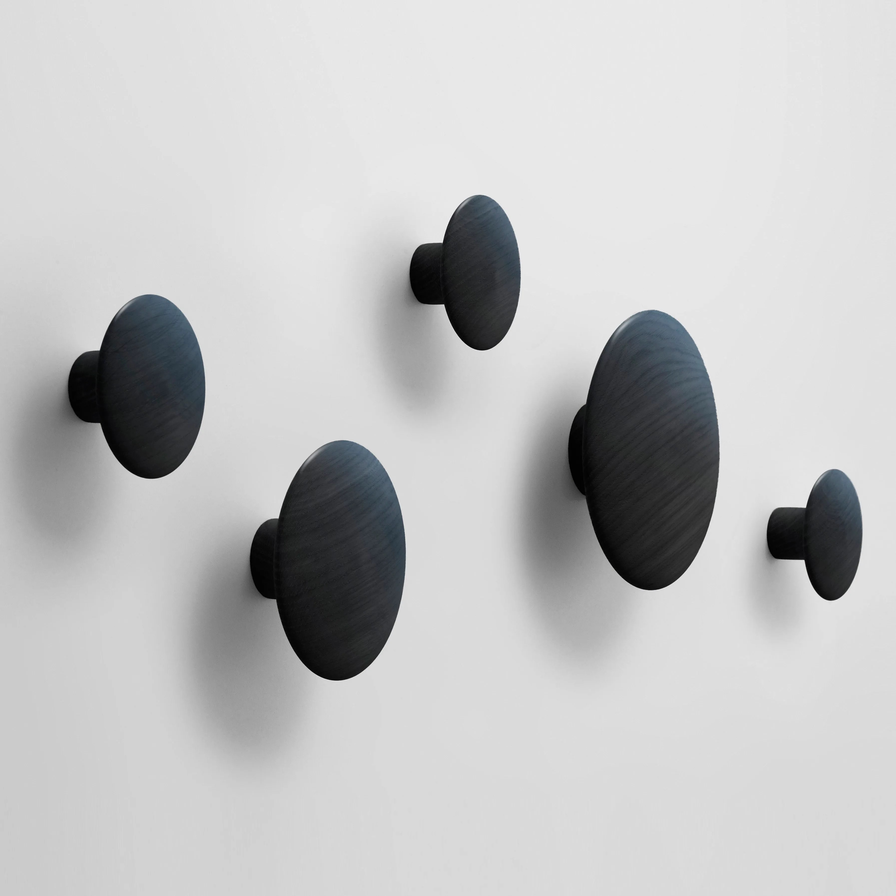 The Dots coat hook black from Muuto
