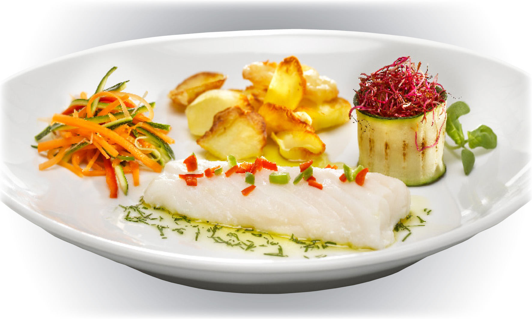 Fish (MSC) Recipes Steamed Hoki Portions with seasonal vegetables