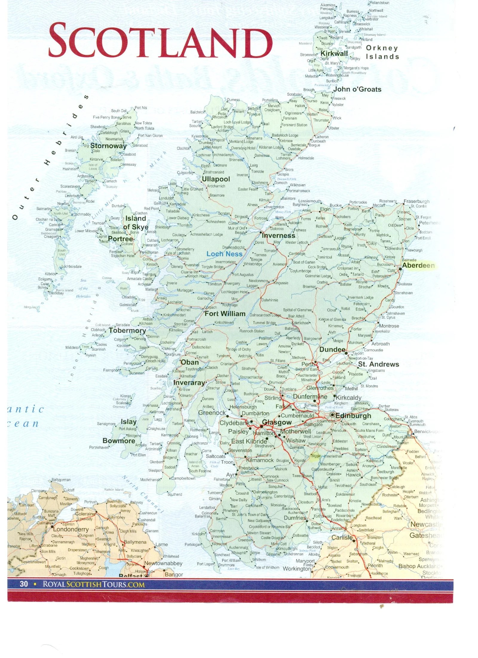 Scotland Map Pdf Download SCOTLAND MAP detailed normagillespie.ca