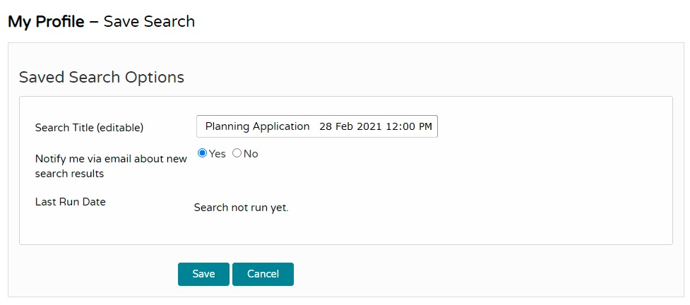 How to receive notifications of new planning applications from GBC Planning Dept