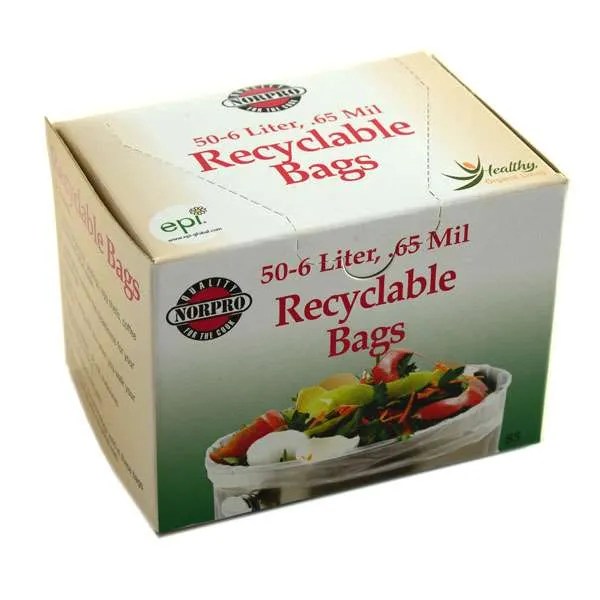 85 RECYCLABLE BAGS, 50 COUNT Norpro, Inc.