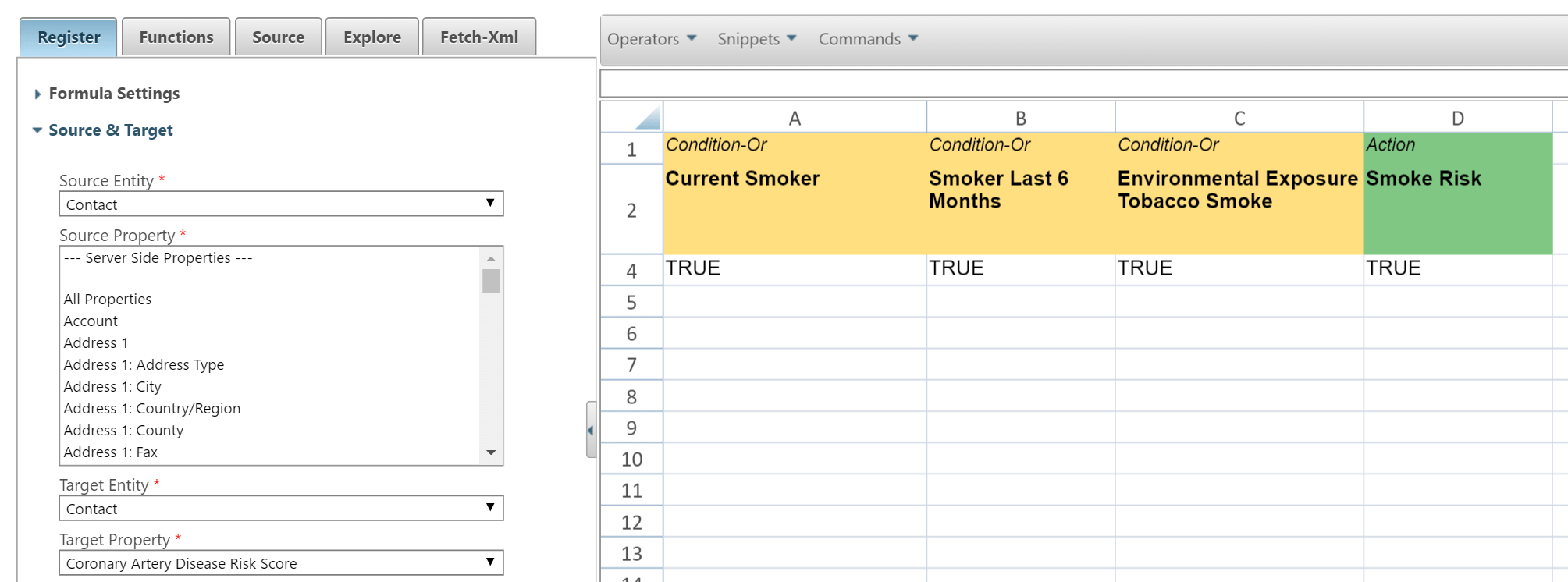 xRM Formula 161 Coronary Heart Disease Risk Score · North52 Support