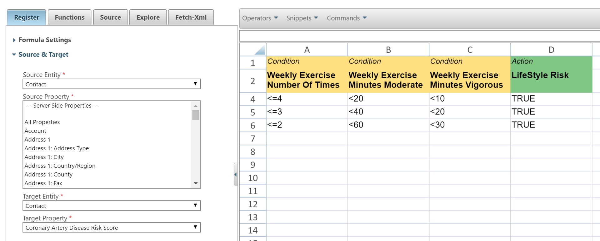 xRM Formula 161 Coronary Heart Disease Risk Score · North52 Support