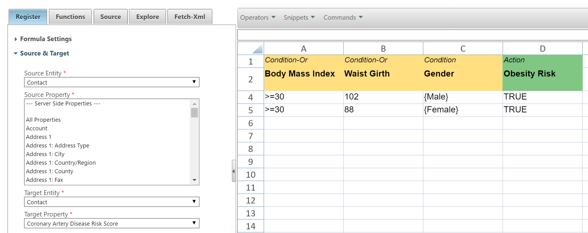 xRM Formula 161 Coronary Heart Disease Risk Score · North52 Support