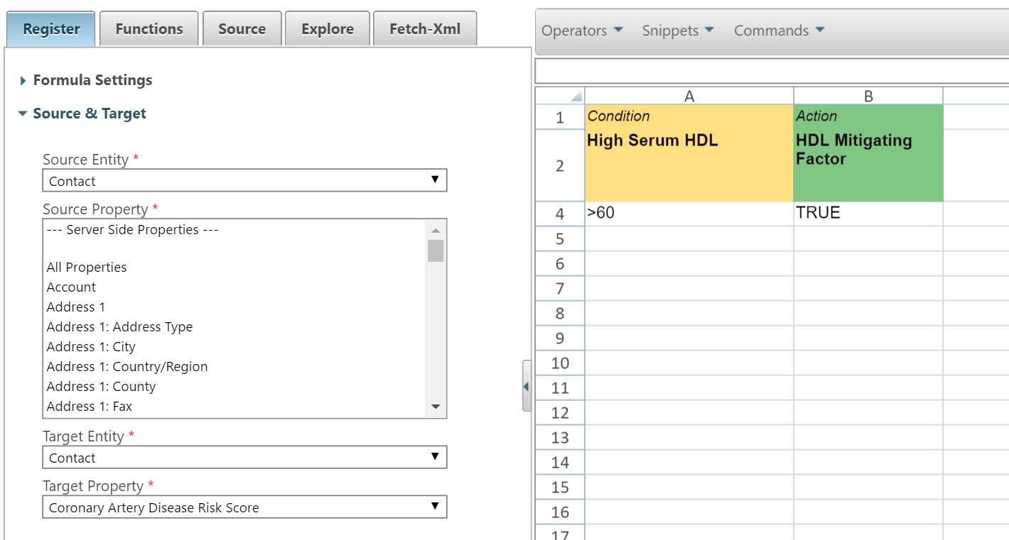 xRM Formula 161 Coronary Heart Disease Risk Score · North52 Support
