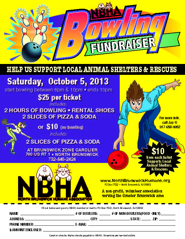 Bowling Fundraiser « North Brunswick Humane Association