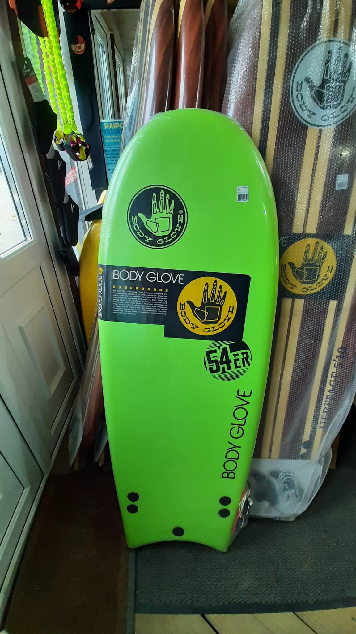 Body Glove 54'er Soft Top Mini Surfboard / bodyboard Green/Black