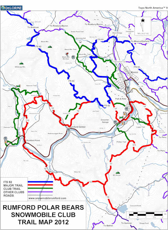 Rumford Polar Bears Snowmobile Club Northeast Snow