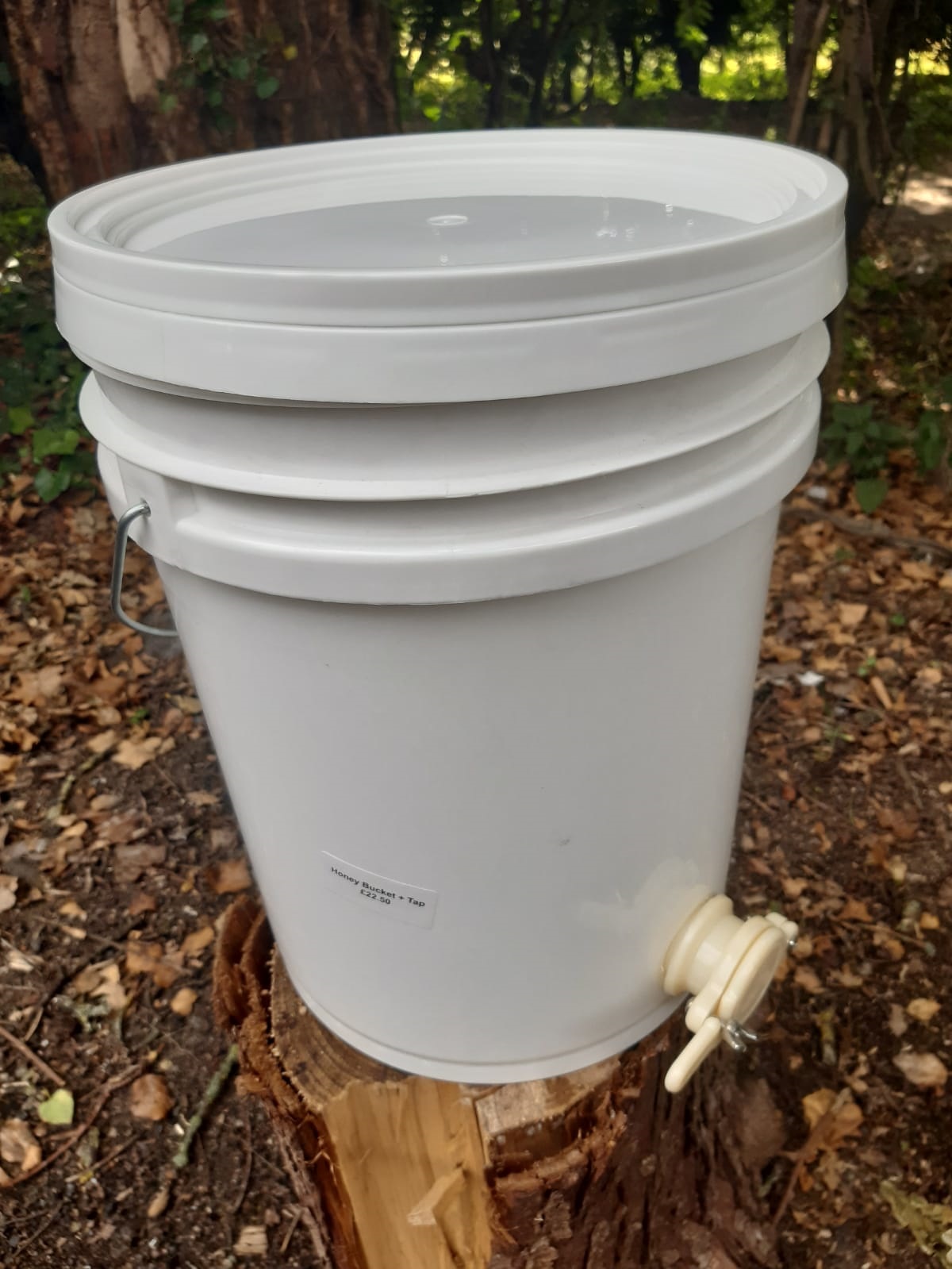 Plastic honey bucket 20lt + Tap Northern Bees