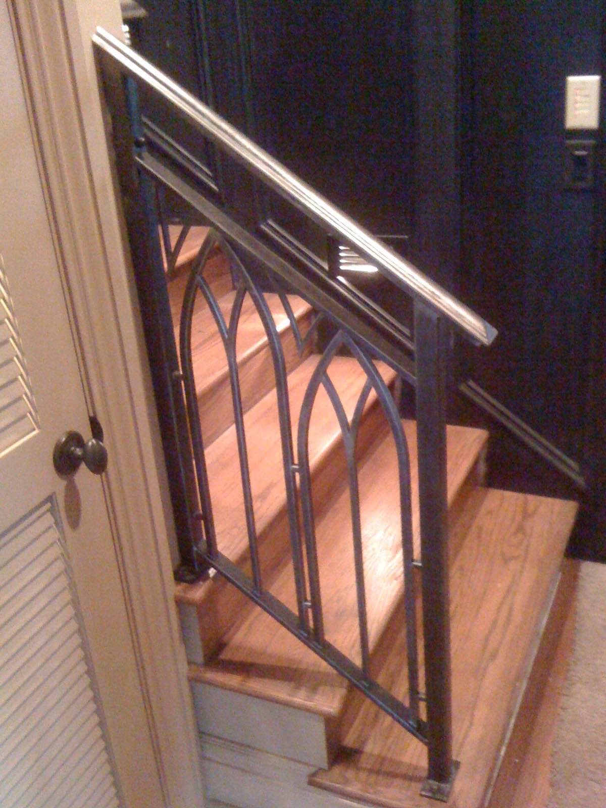 Custom Iron Railing Detail Northern Crescent Iron