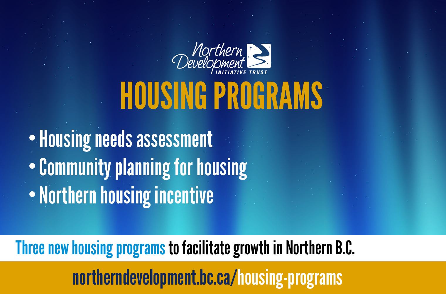 Housing programs see suite success Newsletter Articles Northern