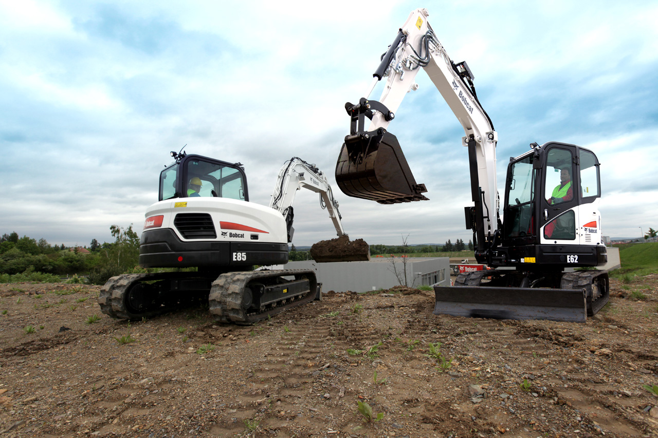 Bobcat E85 Compact Excavators available from Northern Excavators