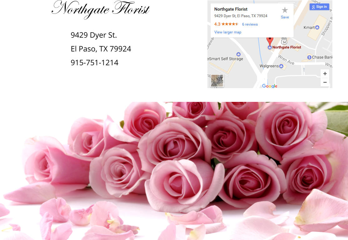 El Paso Florist Best Flower Shop Northgate Florist