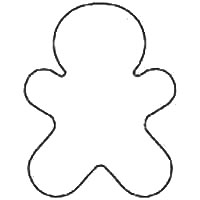 Gingerbread Man Patterns with Gingerbread House Pattern