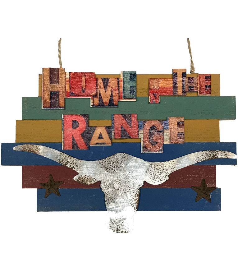 "Home on the Range" Western Christmas Ornament415