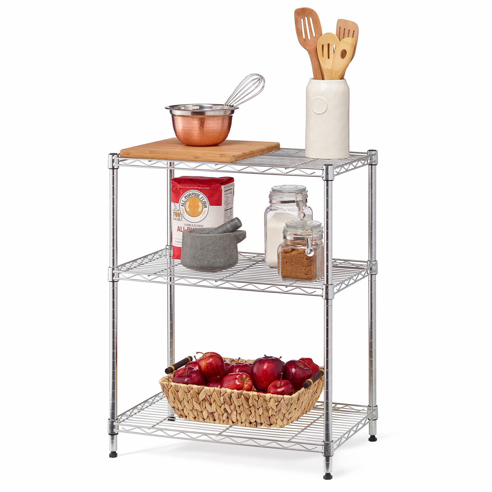 Home Storage Space 3Shelf MultiPurpose Rack Nortram Retail