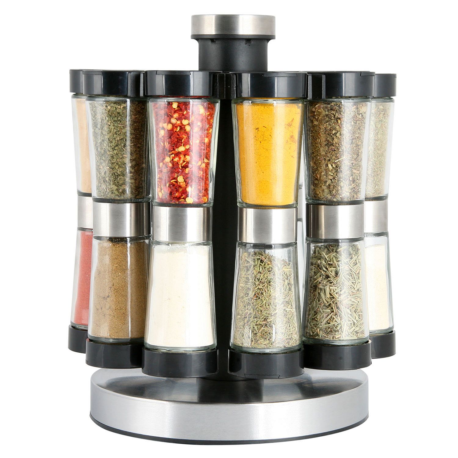 Orii Gourmet 20jar 2in1 FlipSide Spice Rack with Real Spices