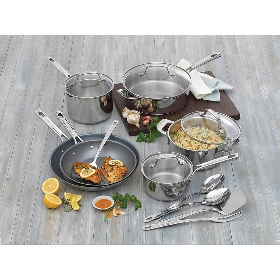 Emeril Lagasse 15pcs Executive Cookware Set Nortram Retail