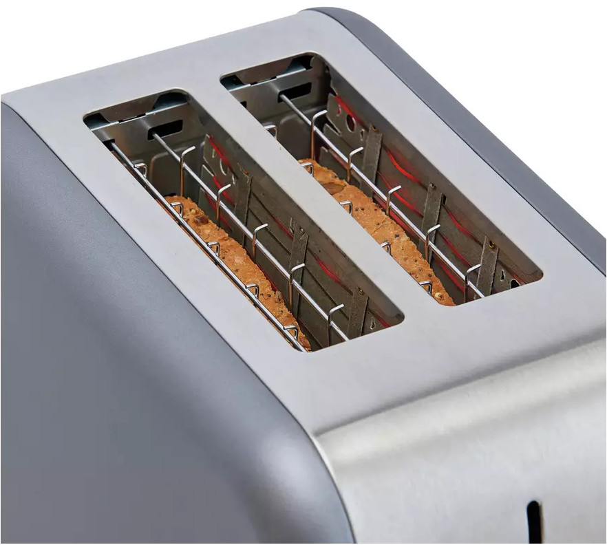 Cookworks Stainless Steel 2 Slice Toaster Nortram Retail