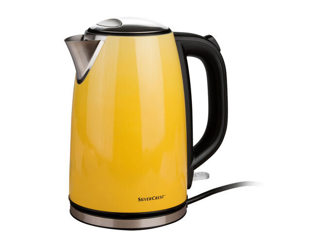SILVERCREST Stainless Steel Kettle, Dry Hanger Protection, Limescale