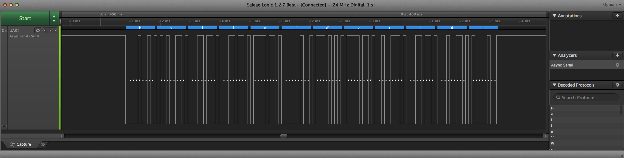 Saleae Logic Software