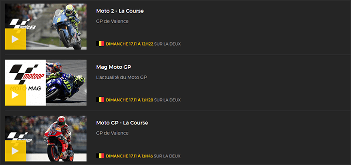 Voir le MotoGP en streaming et en direct on vous expliquer comment faire