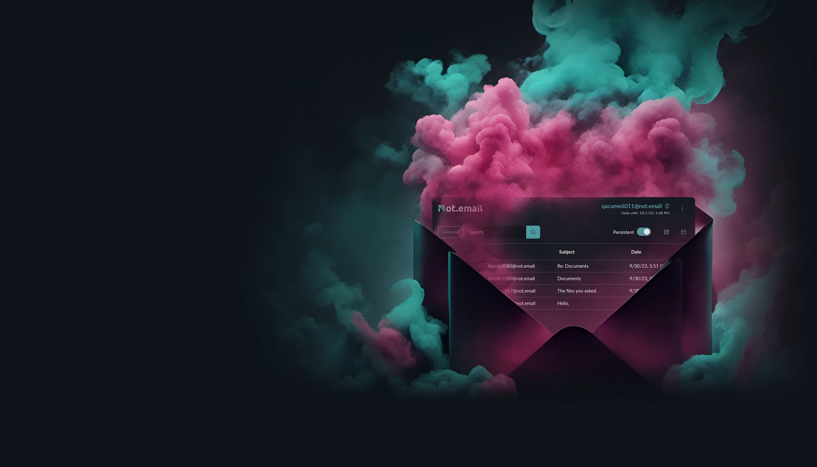 Not.email Ultimate Burner Emails with EndtoEnd Encryption