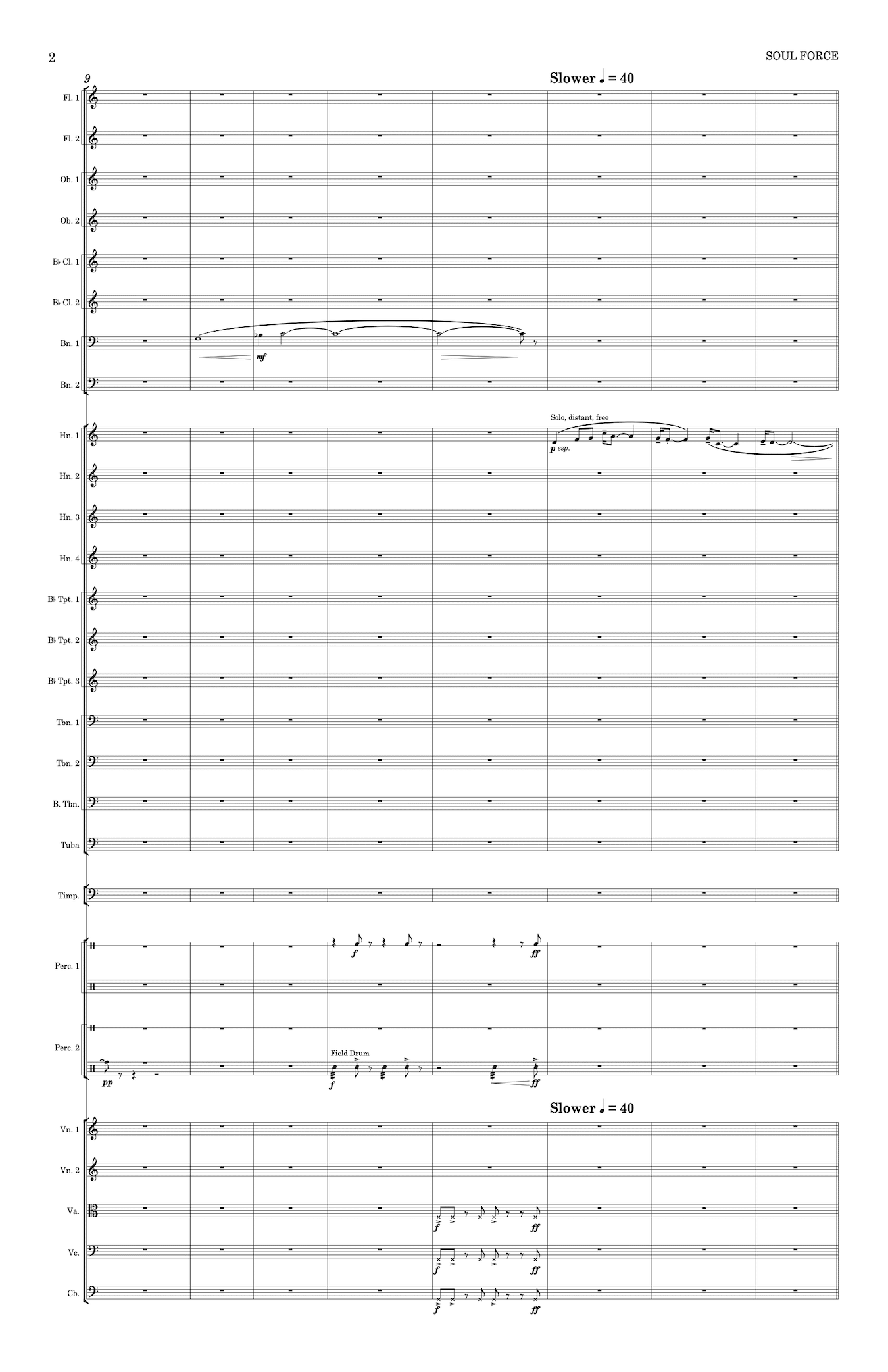 Soul Force for orchestra Notation Central