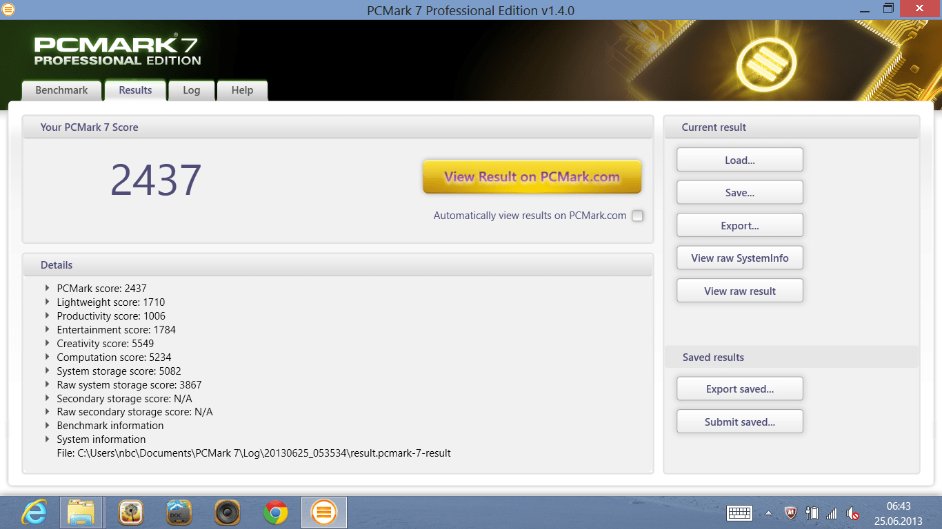Test Acer Aspire P31713322Y2G06as Convertible Tests
