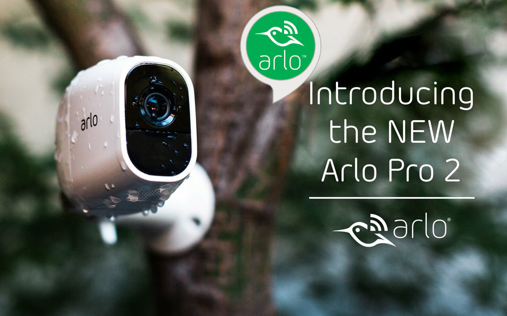 Netgear Arlo Pro 2 SmartHomeKamera hört auf Amazon Alexa