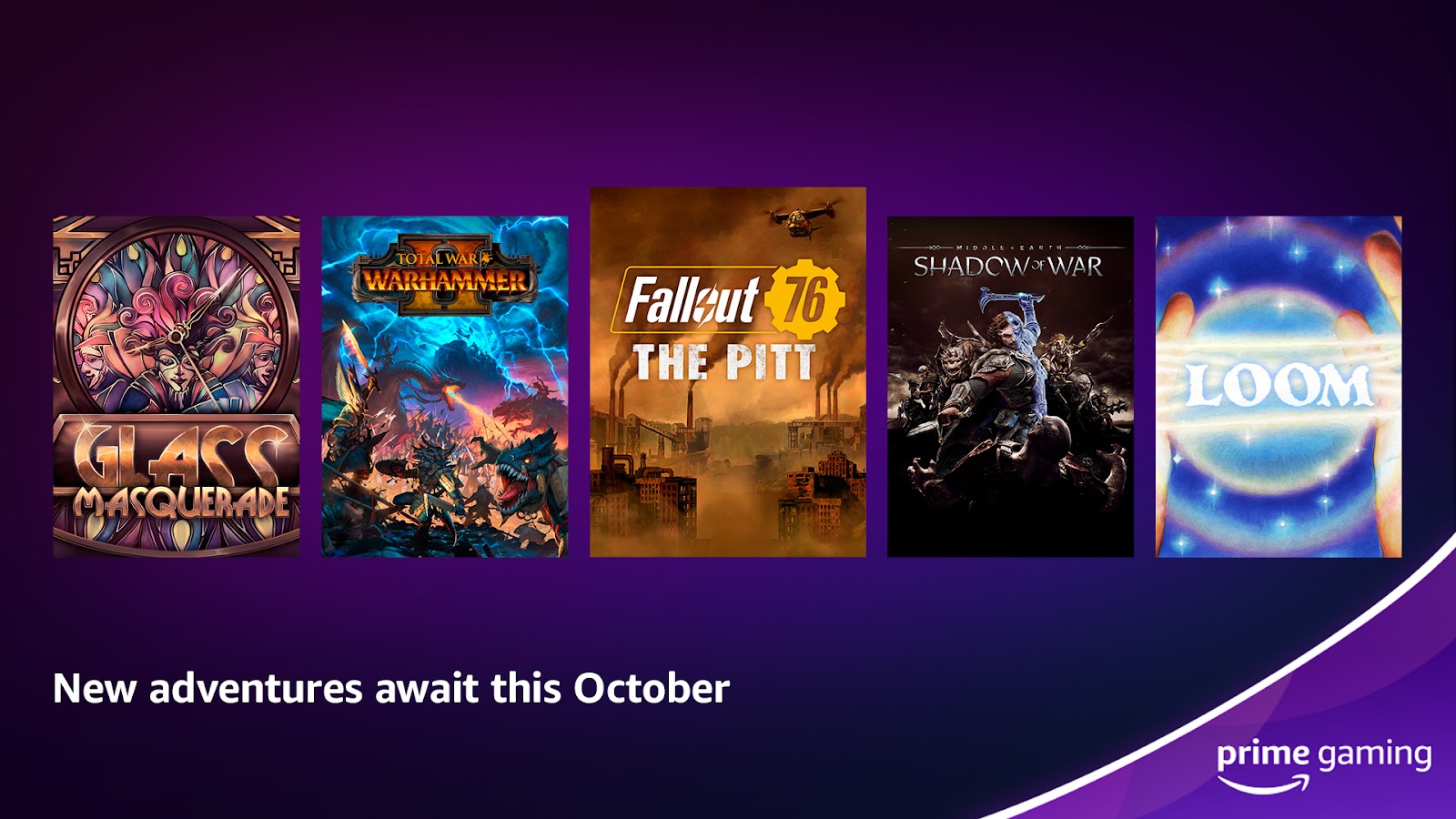 Amazon Prime Gaming 7 GratisSpiele inklusive Fallout 76 im Oktober