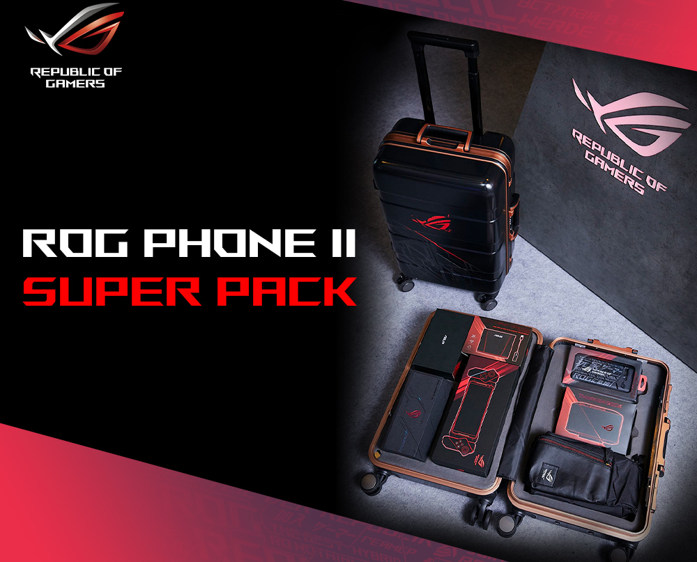 Asus ROG Phone II Super Bundle im Rollkoffer ab sofort erhältlich