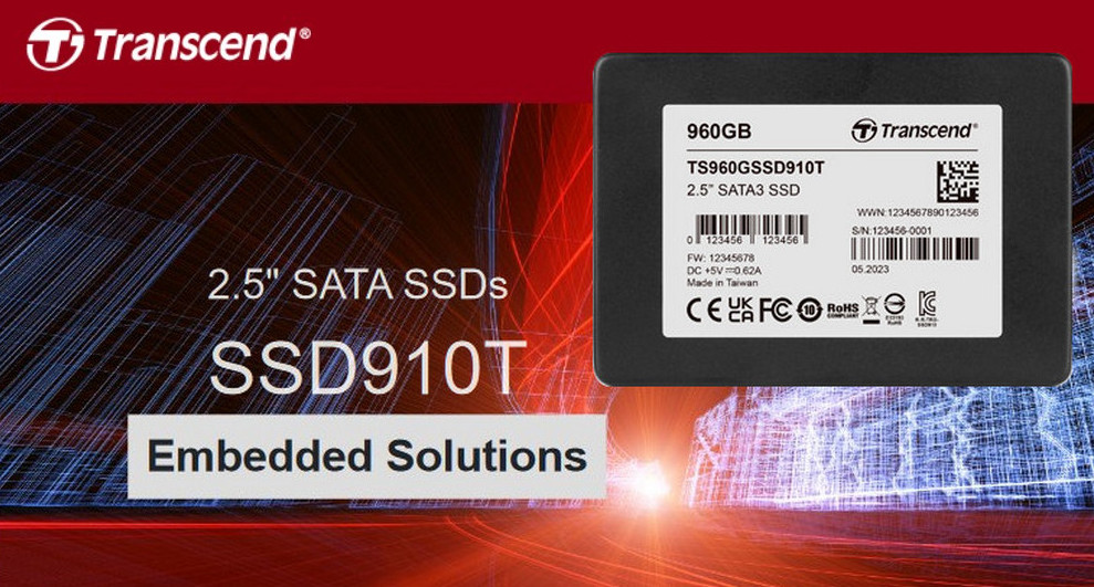 Transcend SSD910T als 2,5"EnterpriseSSD mit 3D NAND und Power Loss Protection