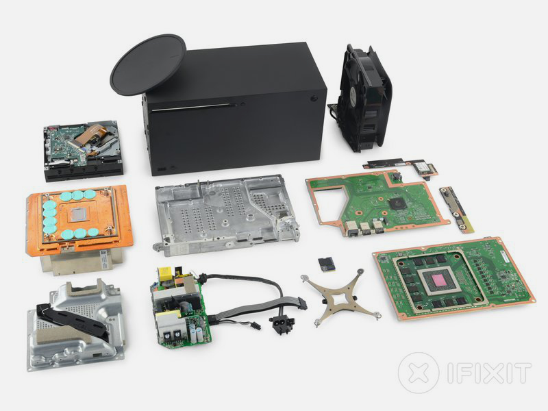 Die Xbox Series X zeigt sich im iFixitTeardown reparaturfreundlich