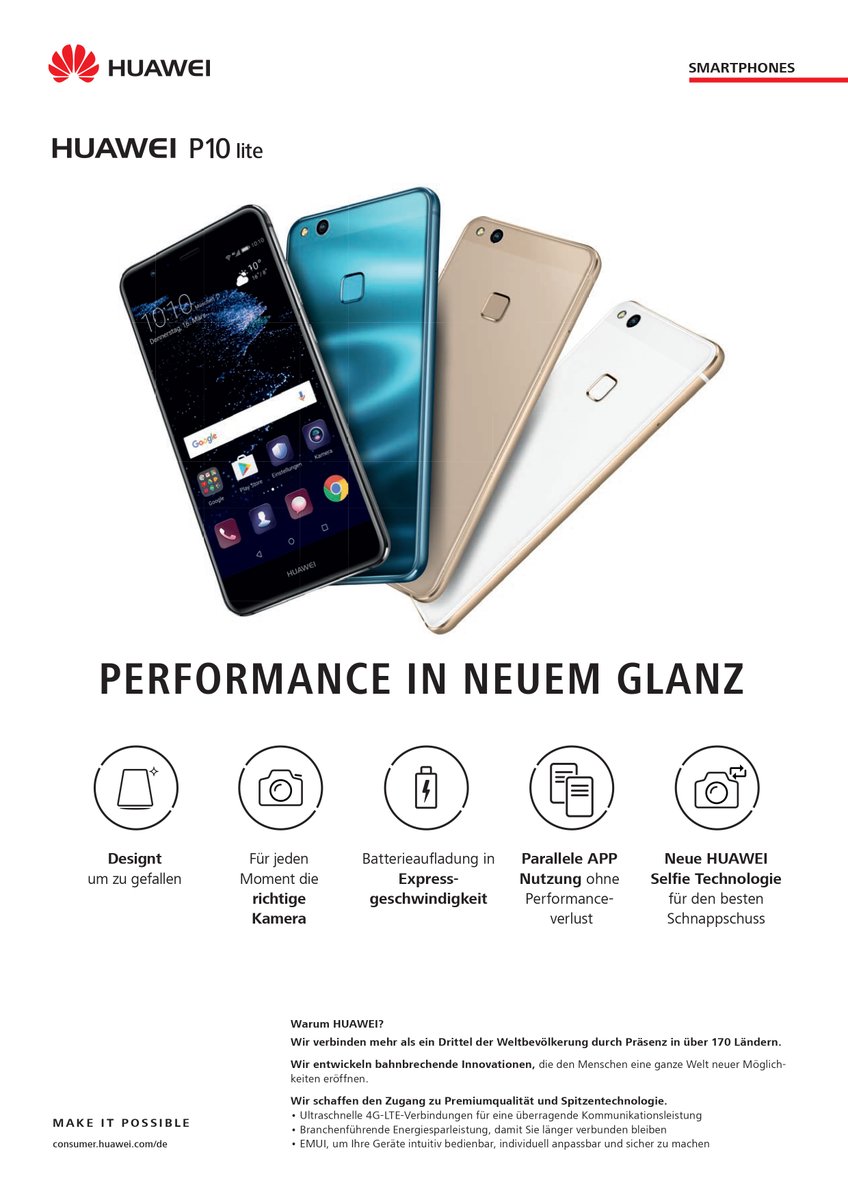 Huawei P10 Lite Ab Ende März um 349 Euro erhältlich Notebookcheck