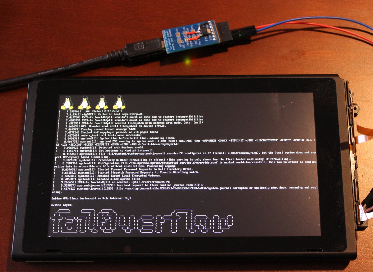 Nintendo Switch Linux lässt sich installieren, Absicherung erfordert