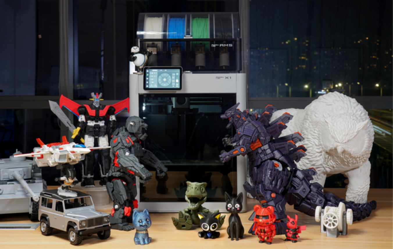 Bambu Lab X1 CoreXY Color 3D Printer With Lidar And AI By Bambu Lab